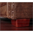 Pemberly Row Traditional Deer Teal Lodge 4-Piece Set in Brown