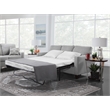 Pemberly Row Contemporary Moroccan Series Sofa Sleeper in Grey