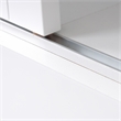Pemberly Row White Laminated MDF Country Barn Door Engineered Wood Buffet