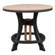 Pemberly Row Coastal Five Piece Round Counter Height Dining Set