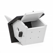 Pemberly Row Traditional Plastic Church Wren Bird House in Multi-Color