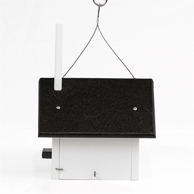 Pemberly Row Traditional Plastic Church Wren Bird House in Multi-Color