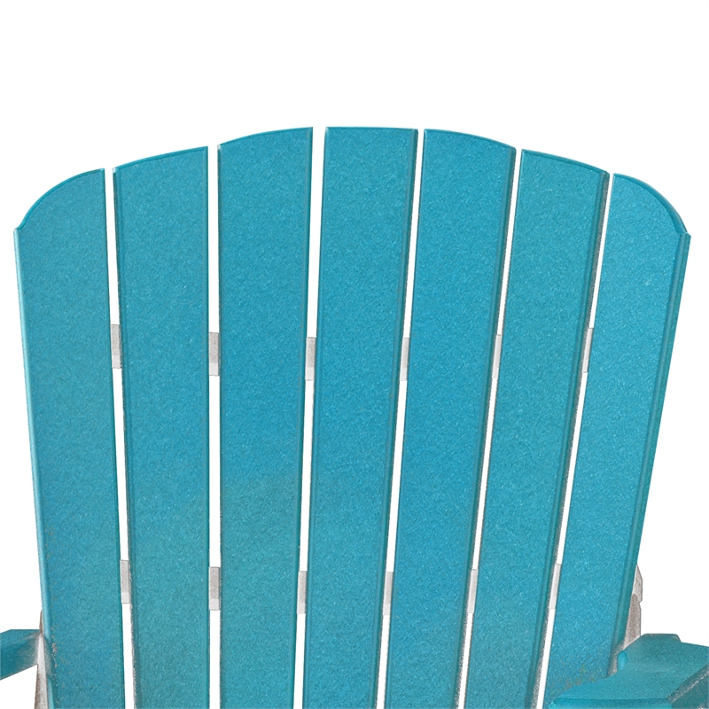 Pemberly Row Coastal Double Balcony Height Glider with Center Table