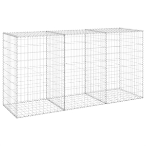 Pemberly Row Gabion Wall with Covers Galvanized Steel 78.7&quotx23.6&quotx39.4&quot