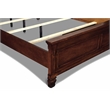 Pemberly Row Contemporary Solid Wood Queen Bed in Burnished Cherry