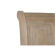 Pemberly Row Contemporary Solid Wood Engineered Wood King Bed in Pewter