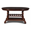 Pemberly Row Contemporary Solid Wood Dining Table in Espresso