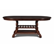 Pemberly Row Contemporary Solid Wood Dining Table in Espresso