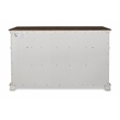 Pemberly Row Traditional 7-Drawer Solid Wood Dresser in Antique White