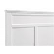 Pemberly Row Contemporary Traditional Wood Twin Bed in White