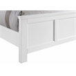 Pemberly Row Contemporary Traditional Wood Twin Bed in White