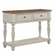 Pemberly Row Traditional Wood Sideboard in Brown & Beige Finish