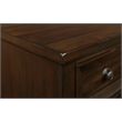 Pemberly Row Modern Solid Wood Dresser with Mirror Set in Walnut