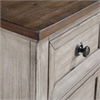 Pemberly Row Traditional Solid Wood 5-Drawer Chest in Vintage Cream