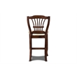 Pemberly Row Traditional 5-Piece Wood Counter Dining Room Set in Espresso