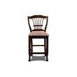Pemberly Row Traditional 5-Piece Wood Counter Dining Room Set in Espresso