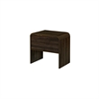 Pemberly Row Modern 2-Piece Wood End Table/Bedside Table in Walnut