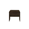 Pemberly Row Modern 2-Piece Wood End Table/Bedside Table in Walnut