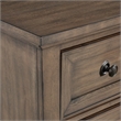Pemberly Row Traditional Wood 2-Drawer Nightstand in Vintage Mocha