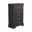 Pemberly Row 5-Piece Wood Queen Panel Bedroom Set in Cappuccino