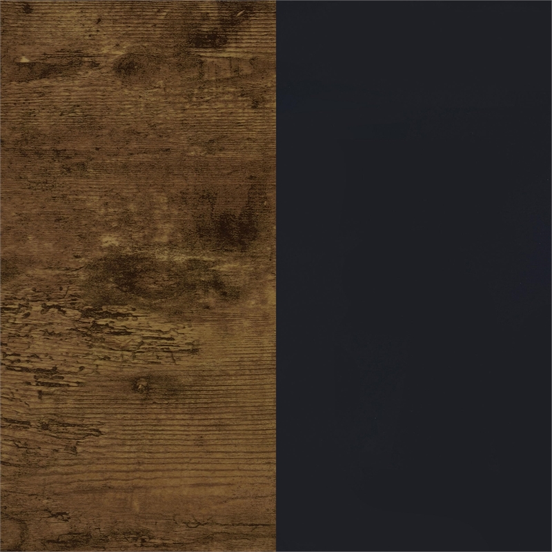 Pemberly Row Farmhouse Wood Four Panels Room Divider with Clean Lines in Nutmeg