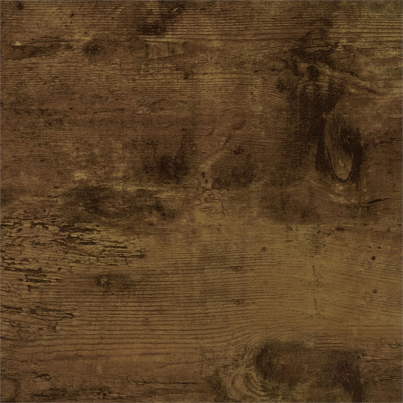 Pemberly Row Farmhouse Wood Four Panels Room Divider with Clean Lines in Nutmeg