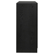 Pemberly Row Contemporary Wood Dresser with 7-Drawer in Black