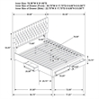Pemberly Row 4-Drawer Button Tufted Fabric Eastern King Storage Bed in Charcoal