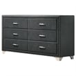 Pemberly Row 5-Piece Contemporary Velvet Eastern King Bedroom Set in Gray
