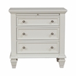 Pemberly Row Coastal 4-piece Queen Wood Bedroom Set Buttermilk