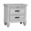 Pemberly Row 4-piece Eastern King Panel Wood Bedroom Set in Antique White