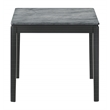 Pemberly Row Contemporary Wood Square End Table with Break-Proof in Gray
