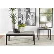 Pemberly Row Contemporary Wood Square End Table with Break-Proof in Gray