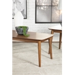 Pemberly Row 3-Piece Wood Occasional Coffee Table Set in Natural Walnut