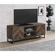 Pemberly Row Wood 2-Door TV Stand for TVs up to 65