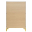 Pemberly Row 5-drawer Wood Rectangular Bedroom Chest in White