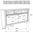 Pemberly Row 5-Piece Contemporary Wood Full Bedroom Set in White