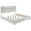 Pemberly Row 5-Piece Contemporary Wood Eastern King Bedroom Set in White
