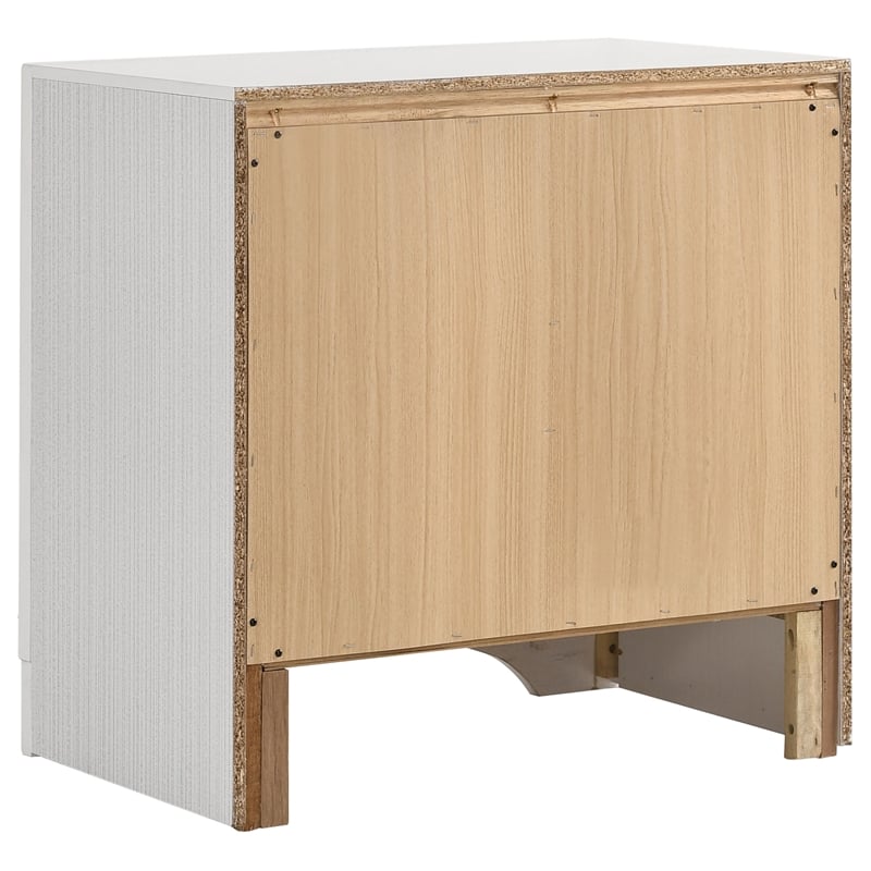 Pemberly Row 5-Piece Contemporary Wood Eastern King Bedroom Set in White