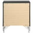 Pemberly Row 2-Drawer Rectangular Modern Engineered Wood Nightstand in Black