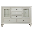 Pemberly Row 4-Piece Coastal Wood Eastern King Bedroom Set Cream White