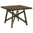 Pemberly Row 5-Piece 47-inch Wood Counter Height Dining Set in Brown