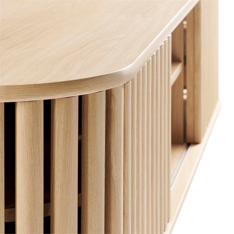 Pemberly Row Wall-Mounted Wood TV Stand for TVs up to 70