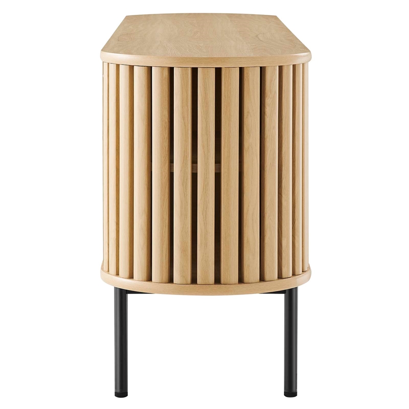 Pemberly Row Wood TV Stand for TVs up to 78