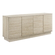 Pemberly Row Contemporary Sideboard Cabinet TV Stand in Travertine