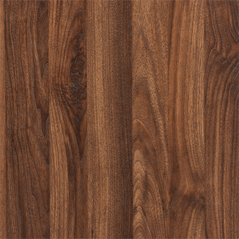 Pemberley Row Particleboard Walnut Wardrobe Rectangular Adjustable Shelves Unassembled