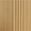 Pemberly Row Contemporary Wood Grain Laminated Wardrobe Closet in Oak