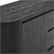 Pemberly Row Contemporary Sideboard Storage Cabinet in Black
