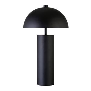 Pemberly Row Mid-Century 16&quot Blackened Bronze Metal Table Lamp