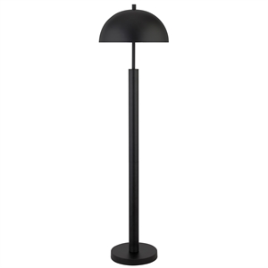 Pemberly Row Mid-Century 15&quot Blackened Bronze Metal Floor Lamp